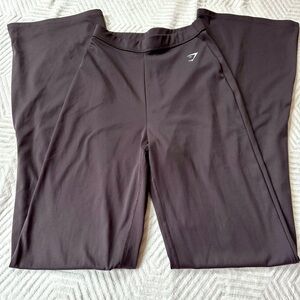 Gymshark Wide Leg Leggings Brown XS